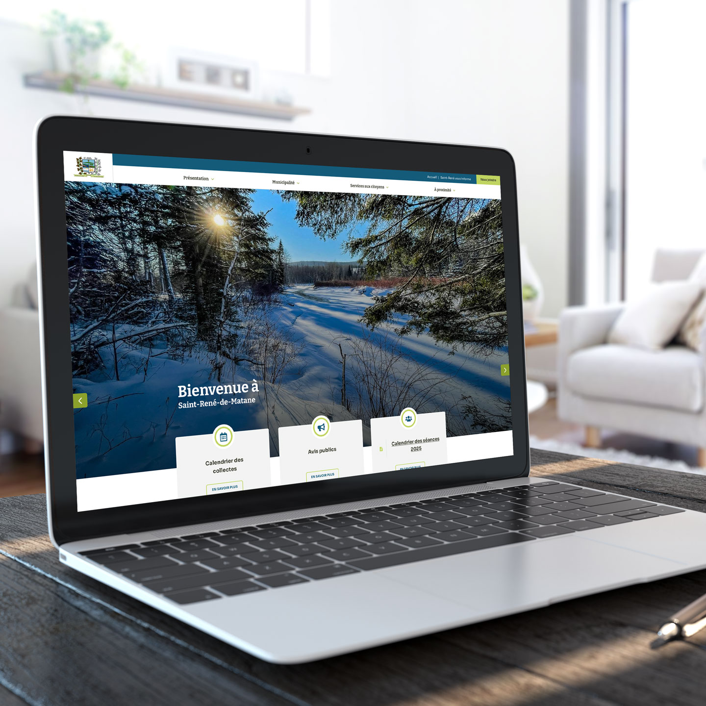 Site Web Municipalité de Saint-René-de-Matane