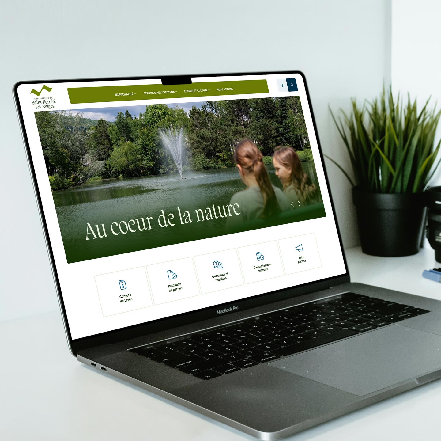 Site Web Municipalité de Saint-Ferréol-les-Neiges
