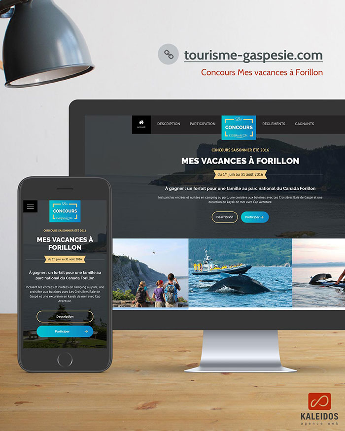 Concours Mes vacances à Forillon