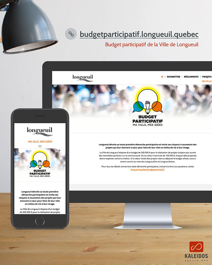 Budget participatif, Ville de Longueuil