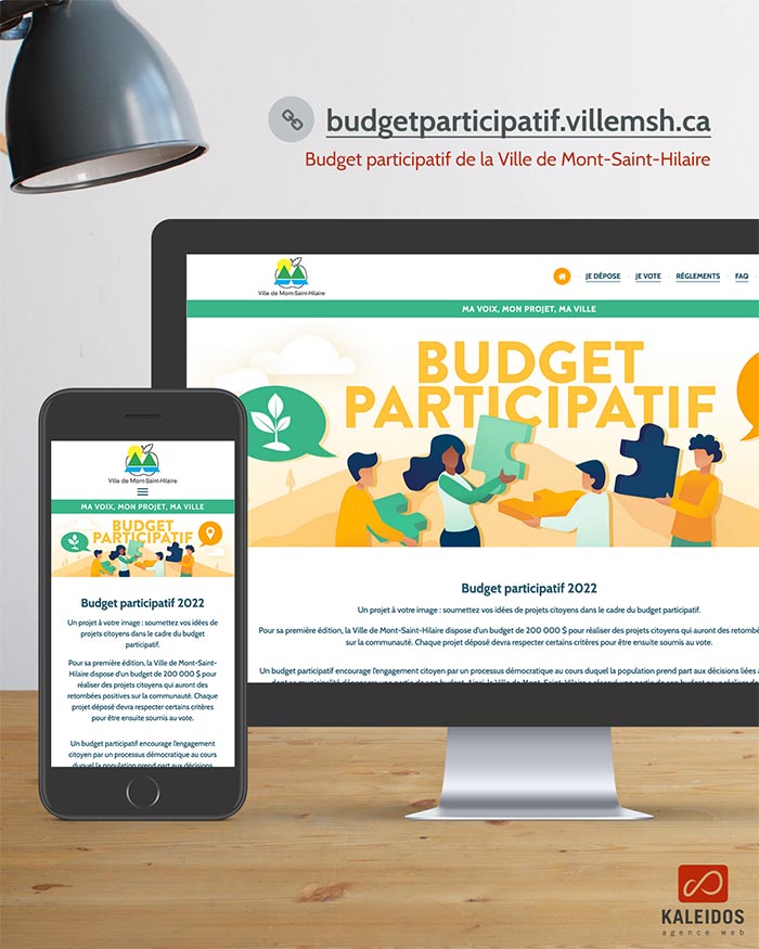 Budget participatif de la Ville de Mont-Saint-Hilaire