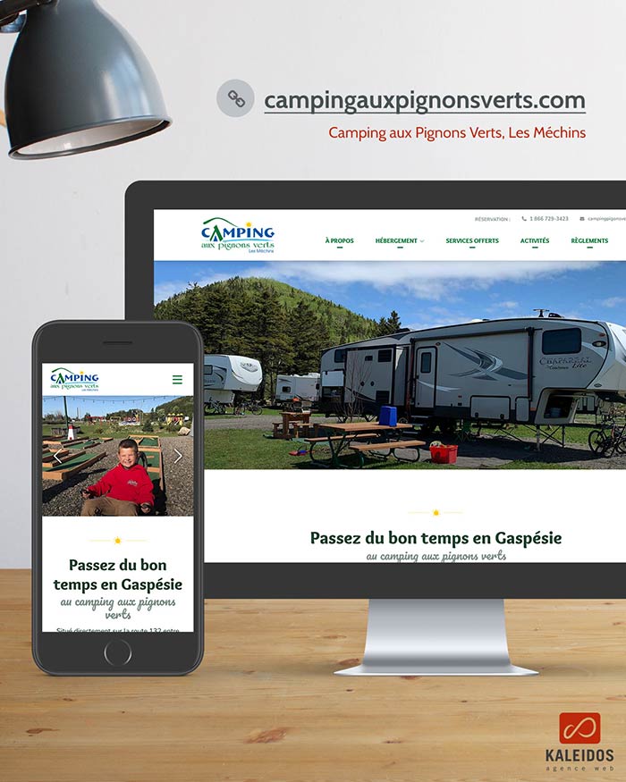 Camping aux pignons verts